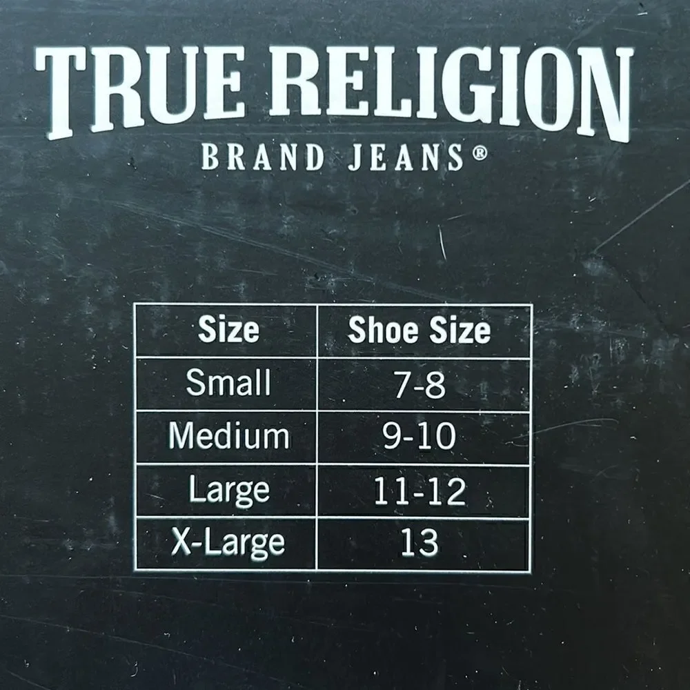 NEW True Religion Mens Slippers